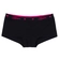 Calcinha Boxer Lamore Feminina Adulto Em Algodão - PRETO-PRETO