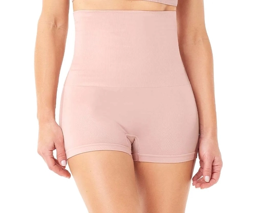 Calcinha Boxer Modeladora Zee Rucci Cintura Alta Em Microfibra Sem Costura
