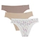 Kit 03 Calcinhas DelRio Biquíni Em Cotton - K-25-K-25