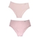 Kit 02 Calcinhas Largas DelRio Em Cotton - D15-PESSEGO/ROMANCE