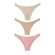 Kit 3 Calcinhas Tanga Del Rio Adulto Microfibra - K139-AR/FLORES-MS-RC