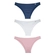 Kit 3 Calcinhas Tanga Del Rio Adulto Microfibra - K90-MA-PETIT-BC-MK