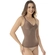 Camisete Modeladora DelRio Feminina Reforçada Com Renda Sem Bojo Sem Aro Cetinete - 087-CAPUCCINO