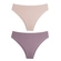 Kit 2 Calcinhas DelRio Adulto Biquini Sem Costura Em Microfibra - D14-NN-RM NEW/ROMANCE