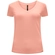 Blusa Lunender Feminina Adulto Básica Canelada Decote V Em Malha Viscose - 018665-SALMAO HIBISCO