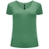 Blusa Lunender Feminina Adulto Básica Canelada Decote V Em Malha Viscose - 011166-VERDE DEEPLAKE