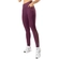 Calça Legging DelRio Feminina Sport Fitness Cós Alto Com Bolsos E Recortes - BERINGELA-BERINGELA