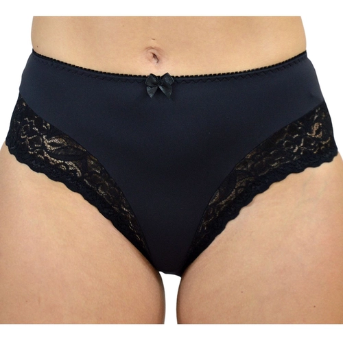 Calcinha Tanga Cintura Alta Miance Adulto Em Microfibra E Renda