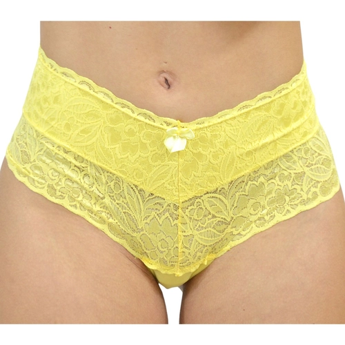 Calcinha Tanga Alta Miance Adulto Laterais Largas Em Renda E Microfibra