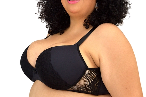 Sutiã Plus Size Miance Com Bojo Aro E Renda