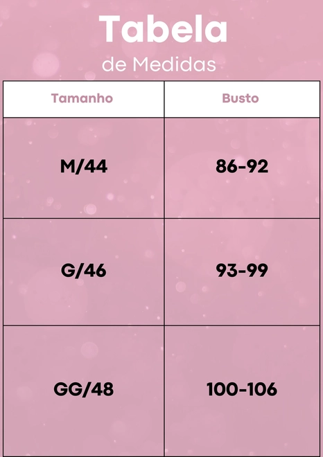 Tabela de Medidas