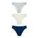 Kit 3 Calcinhas DelRio Adulto Em Microfibra - k179-BC/FLORA-PL-MA
