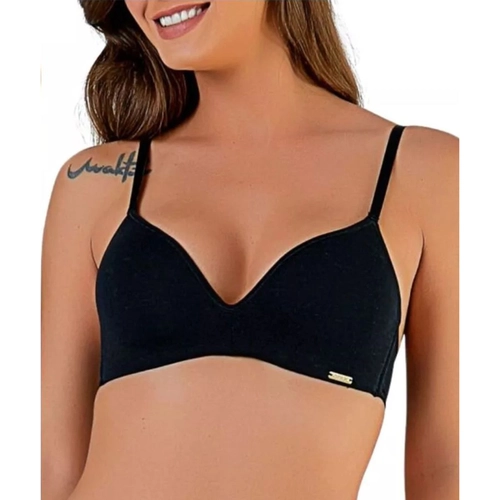 Sutiã Love Secret Com Bojo Camiseta E Sem Aros Em Modal