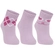 Kit 03 Pares De Meias Cano Médio Lupo Baby RN/Bebê Unissex Algodão - 0942-LILAS