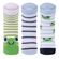 Kit 03 Pares De Meias Cano Médio Lupo Baby RN/Bebê Unissex Algodão - 0932-VERDE/AZUL
