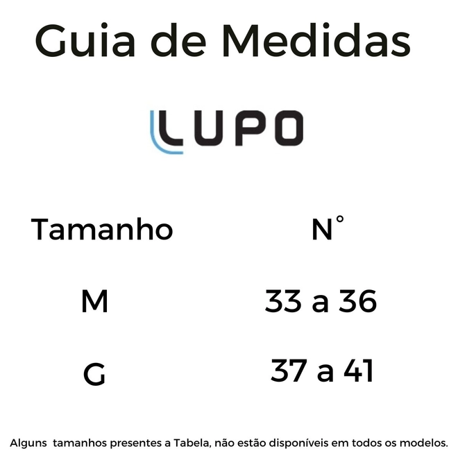 Tabela de Medidas