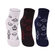 Kit 3 Pares Meias Lupo Kids Masculino Infantil Em Algodão - 0916-BCO/PTO