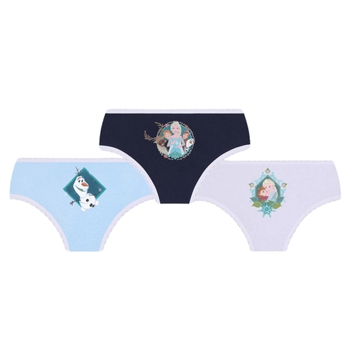 Kit 3 Calcinhas Lupo Kids Infantil Disney Frozen Algodão