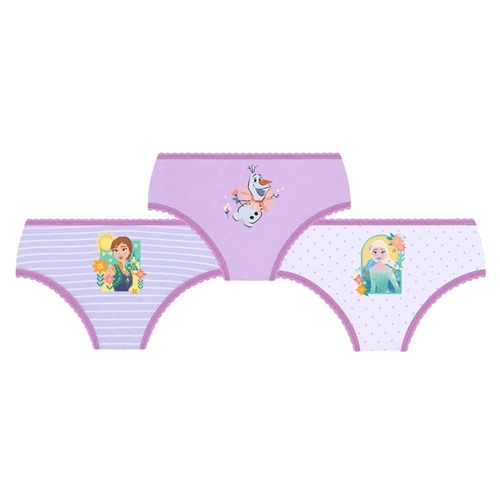 Kit 3 Calcinhas Lupo Kids Infantil Disney Frozen Algodão
