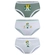 Kit 3 Calcinhas Lupo Kids Infantil Algodão Disney Minnie Mouse - 0920-VERDE/BCO/LIST
