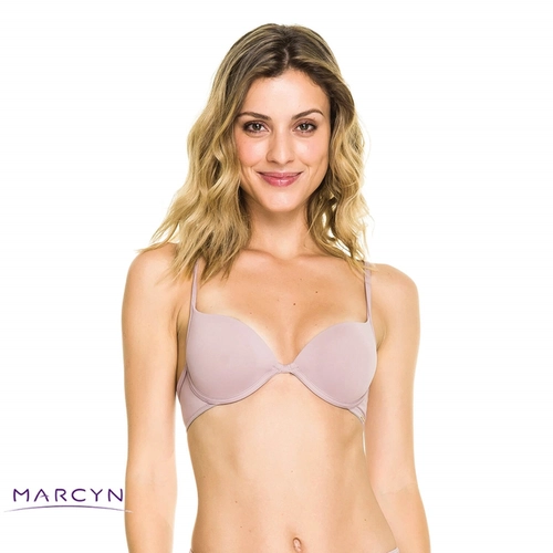 Sutiã Marcyn Meia Taça Com Bojo Push Up Microfibra