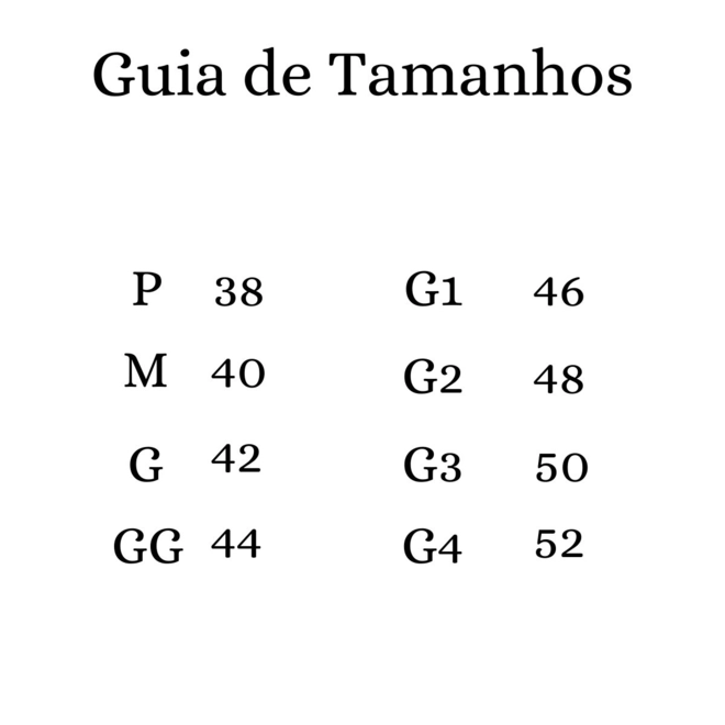 Tabela de Medidas