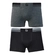 Kit 2 Cueca Boxer DelRio Infantil Poliamida - D7-MESCLA/PTO