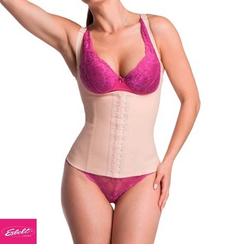 Corselete Esbelt Feminino Alças Largas Em Cotton