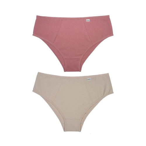 Kit 2 Calcinhas DelRio Com Reforço Cotton