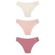 Kit 3 Calcinha Biquíni DelRio Adulto Cotton - NT PE RC-NT PE RC