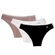 Kit 3 Calcinha Biquíni DelRio Adulto Cotton - QZ-BC-PT-QZ-BC-PT
