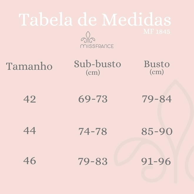 Tabela de Medidas