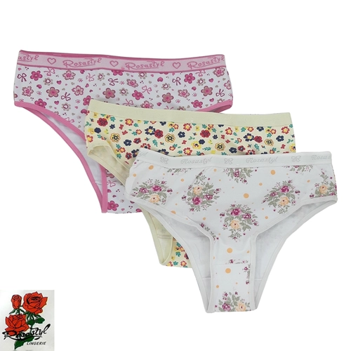 Kit 3 Calcinhas Rosastyl Sortidas
