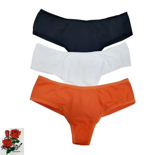 Kit 3 Calcinhas Tanga Rosastyl Fio Dental Sortidas