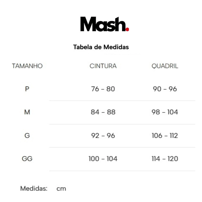 Tabela de Medidas