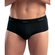 Cueca Slip Mash Adulto Em Modal - PT02-PRETO 02