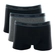 Kit 3 Cuecas Boxer Mash Adulto Em Cotton - PT00-PRETO