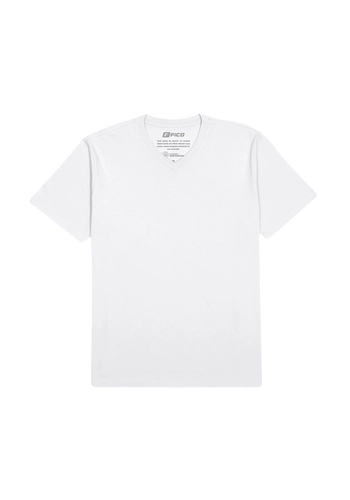 Camiseta Fico Masculina Adulto Básica Manga Curta Meia Malha