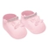 Meia Sapatinho Com Aplique Selene Bebê Recém Nascido Menina - 824-ROSA-ROSA