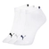 Kit 3 Pares Meias Sapatilha Esportiva Puma Feminina Adulto Algodão - 992-BRANCO