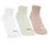 Kit 3 Pares Meias Sapatilha Esportiva Puma Feminina Adulto Algodão - 974-BCO/OFF/ROSE