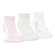 Kit 3 Pares Meia Sapatilha Puma Infantil Unissex Algodão - 974-ROSA/VD/BCO