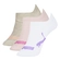 Kit 3 Pares Meias Sapatilha Invisível Puma Infantil Unissex Algodão - 978-CINZA/ROSA/BCO