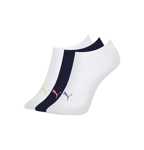 Kit 3 Pares Meias Sapatilha Invisível Puma Feminina Adulto