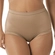 Calcinha Nova Bourbon DeMillus Cintura Alta Hot Pants - 55-BEGE ROSADO