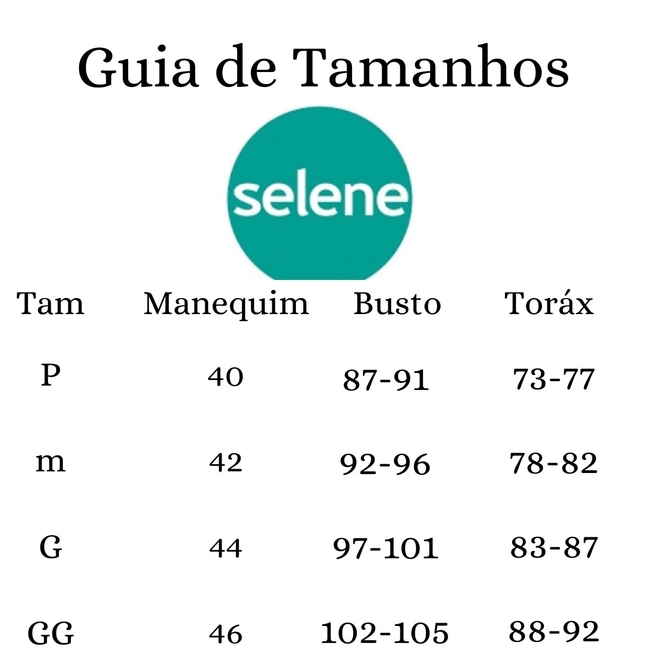 Tabela de Medidas
