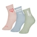Kit 3 Pares Meias Cano Longo Puma Infantil Feminina Algodão - 978-ROSA/AZUL/VERDE