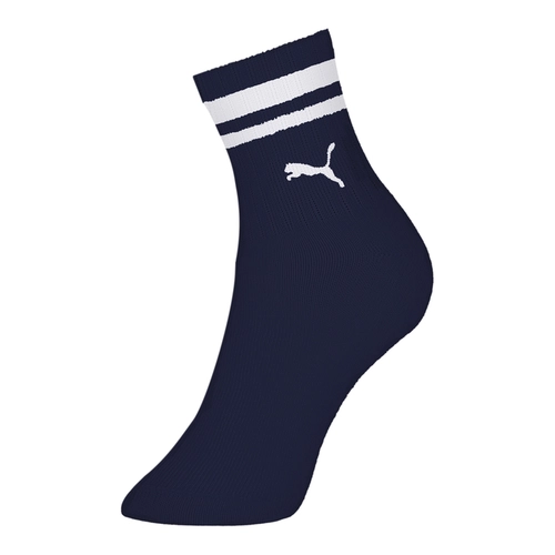 Kit 3 Pares Meias Cano Longo Puma Infantil Masculina Algodão
