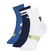Kit 3 Pares Meias Cano Longo Puma Infantil Masculina Algodão - 993-993
