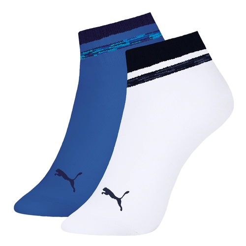 Kit 2 Pares Meias Cano Baixo Puma Infantil Masculina Algodão